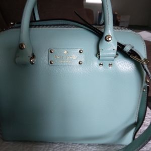 Beautiful Authenticated Kate Spade Mint Green Dome Satchel